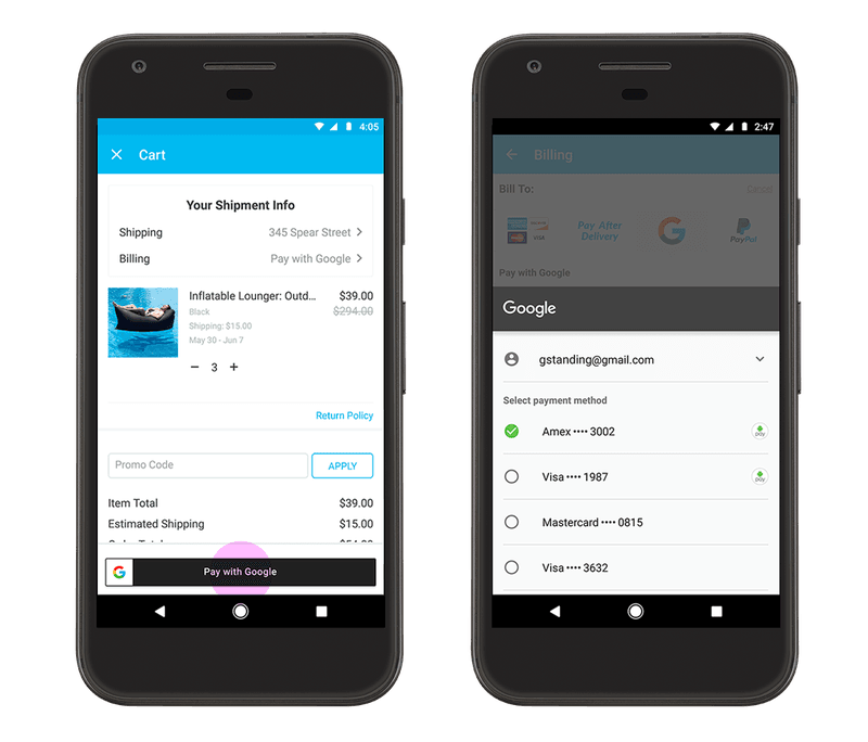 Google Assistant pagamenti