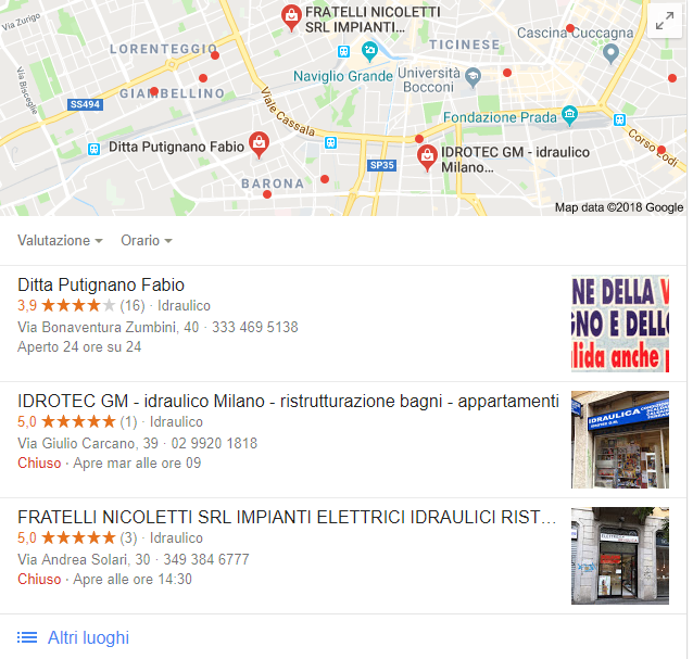 Snack-Pack di Google Seo Local
