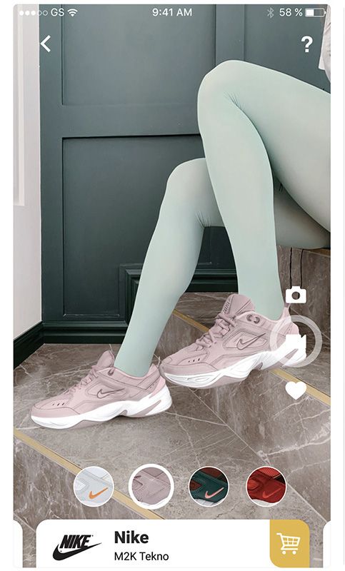 app in realtà aumentata - wanna kicks