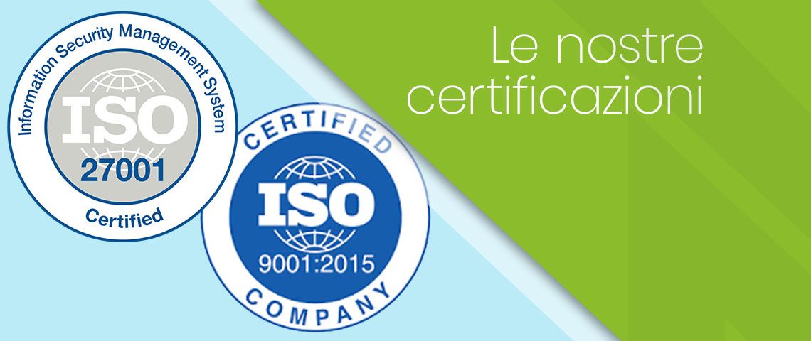 Nextre ha conseguito le certificazioni ISO 9001 e ISO 27001
