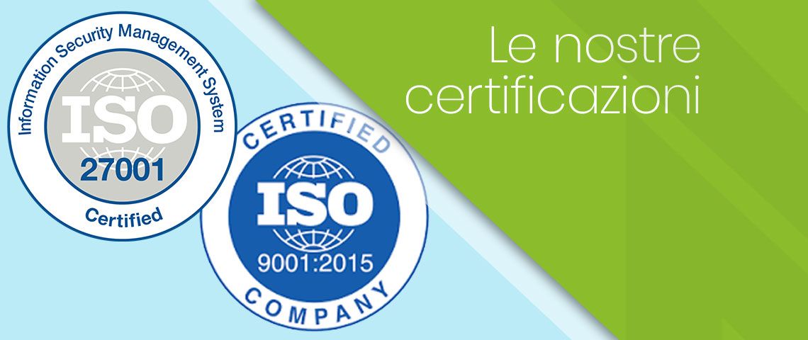 Nextre ha conseguito le certificazioni ISO 9001 e ISO 27001