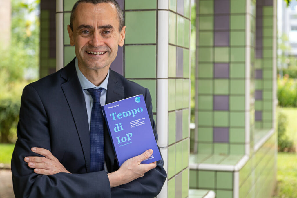 filippo poletti con il suo nuovo libro