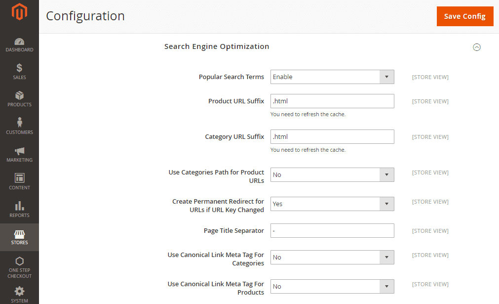 SEO Magento- canonical 