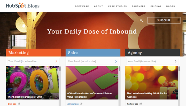 hubspot- esempio blog aziendale