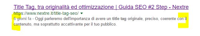 meta descrizione seo nextre