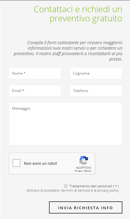 esempio di preventivo