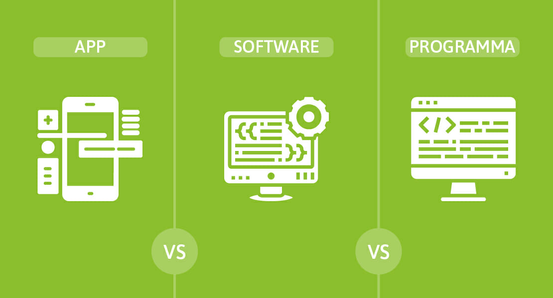 Qual è la differenza tra app, software e programma