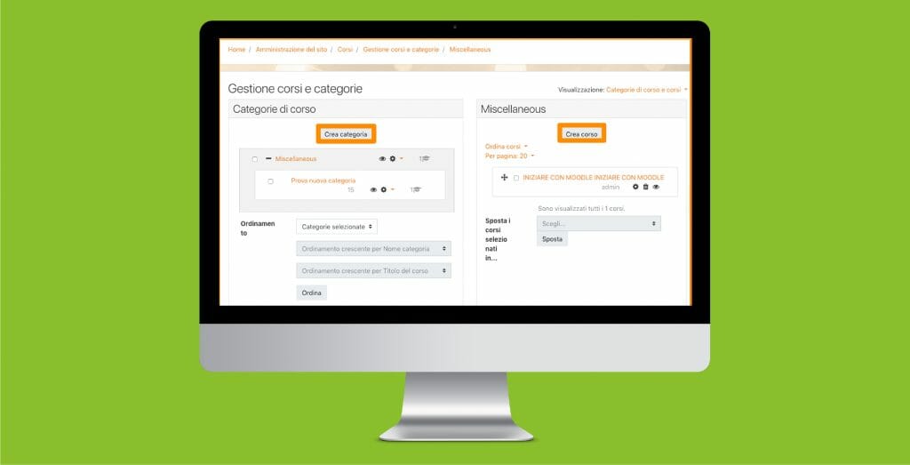 Come creare un corso e-learning con la piattaforma Moodle